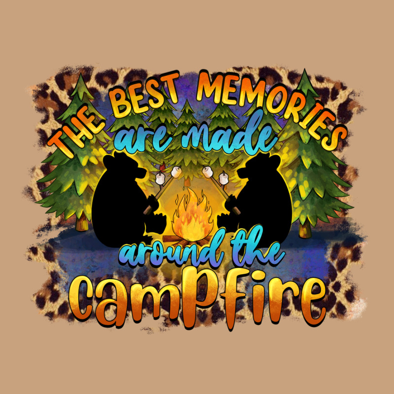 The Best Memories Are Made Around The Campfire Camping Vintage Tee by BarkalooDesign | Teevron