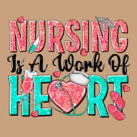 Nursing Is A Work Of Heart Vintage Tee | Teevron