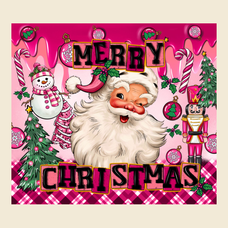 Merry Pink Christmas Santa Premium Hoodie by MaliasSmallBusiness | Teevron