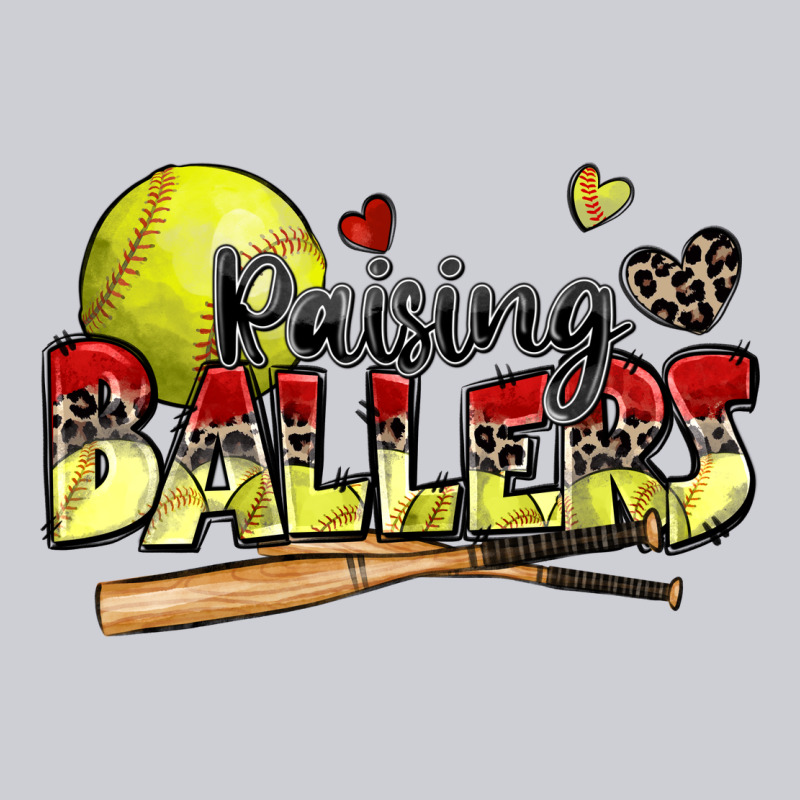 Raising Ballers Softball Heavyweight Sweatshirt by Zillion Design Studio | Teevron
