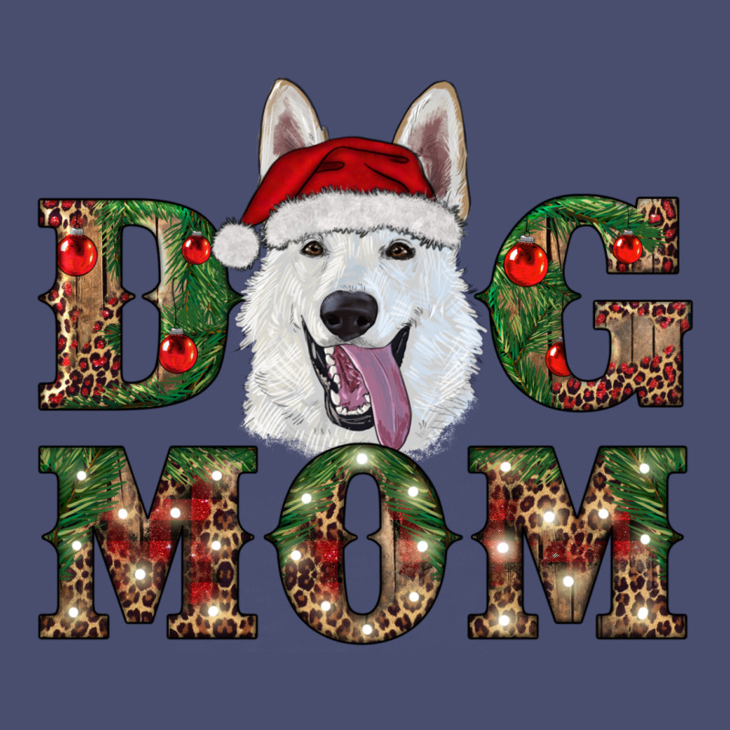 Christmas  White Shepherd Dog Mom Vintage Tee by RanaPortraitStore | Teevron
