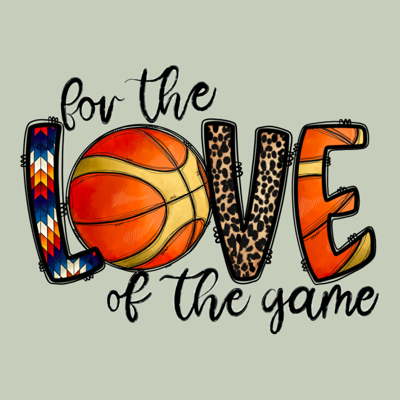For The Love Of The Game Basketball Long Sleeve Tee by CowhideDigitalArt | Teevron