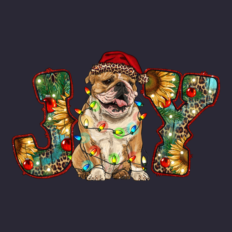 Bulldog Christmas Joy Vintage Tee by RanaPortraitStore | Teevron