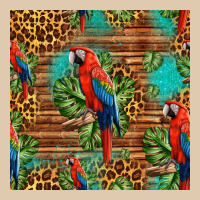 Macaw Parrot Seamless Pattern Classic Tee | Teevron