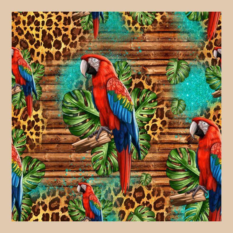 Macaw Parrot Seamless Pattern Classic Tee by HRA Design Shop | Teevron