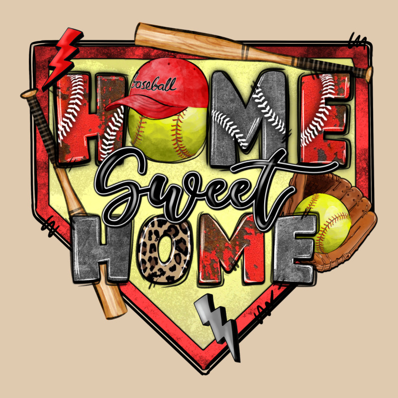 Home Sweet Home Softball Heavyweight Sweatshirt by Zillion Design Studio | Teevron
