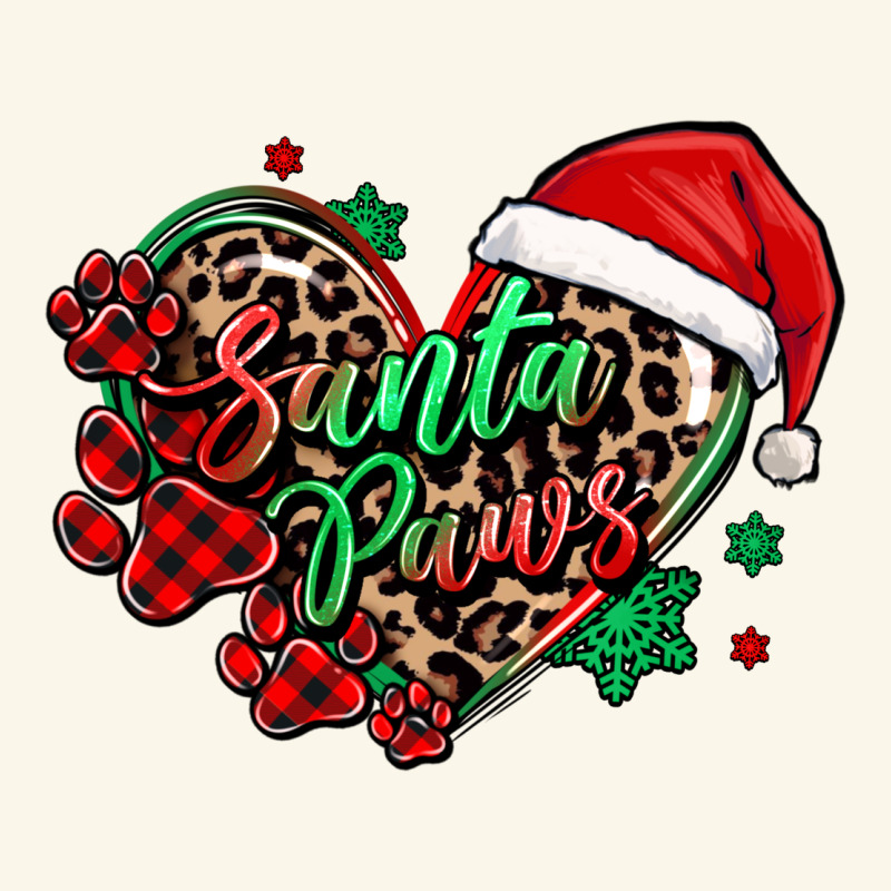 Santa Paws Christmas Heart Premium Hoodie by MaliasSmallBusiness | Teevron