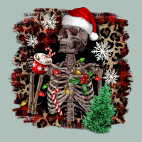 Skeleton With Coffee Cup Christmas Heavyweight Hoodie | Teevron