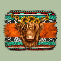 Highland Cow Western Background Urban Hoodie | Teevron