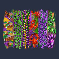 Mardi Gras Brush Strokes King Cake And Craw Fish Heavyweight Sweatshirt | Teevron