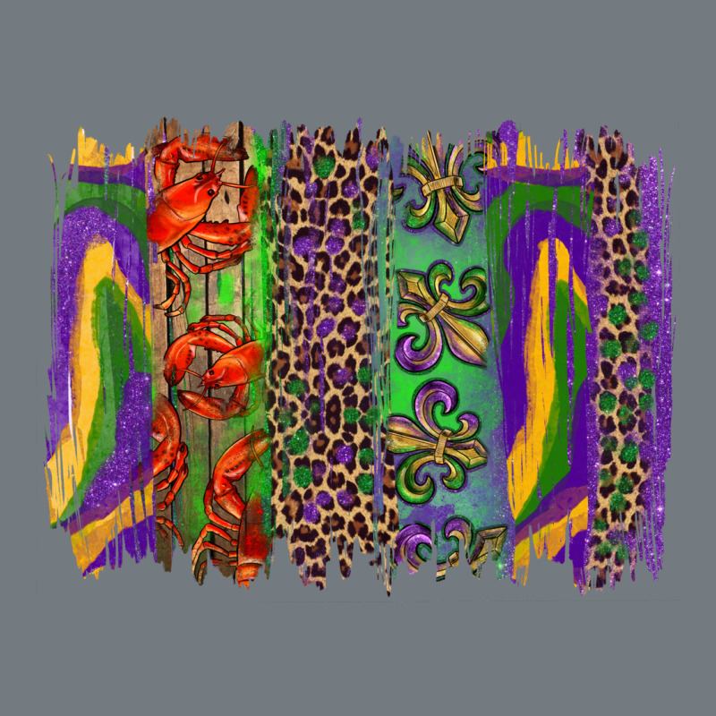 Mardi Gras Brushstrokes Heavyweight Sweatshirt by RanaPortraitStore | Teevron