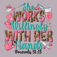 She Works Willingly With Her Hands Vintage Tee | Teevron