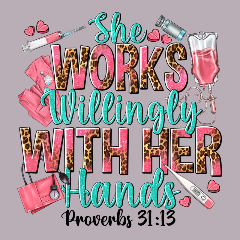 She Works Willingly With Her Hands Vintage Tee by texasbilliewilder | Teevron