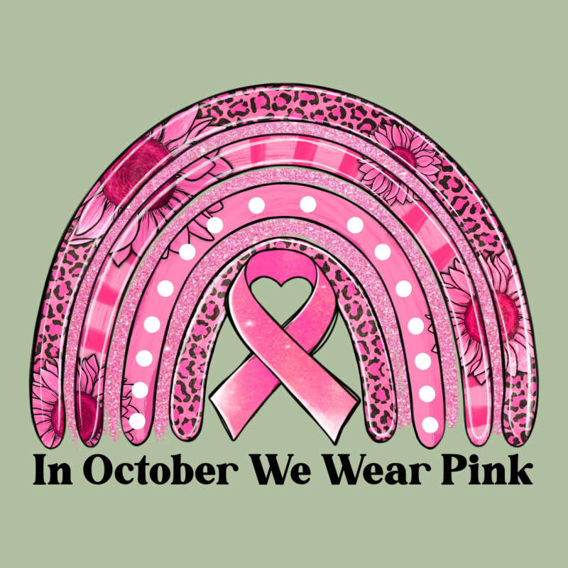 In October We Wear Pink Breast Cancer Awareness Rainbow Urban Hoodie by Jasminsmagicworld | Teevron