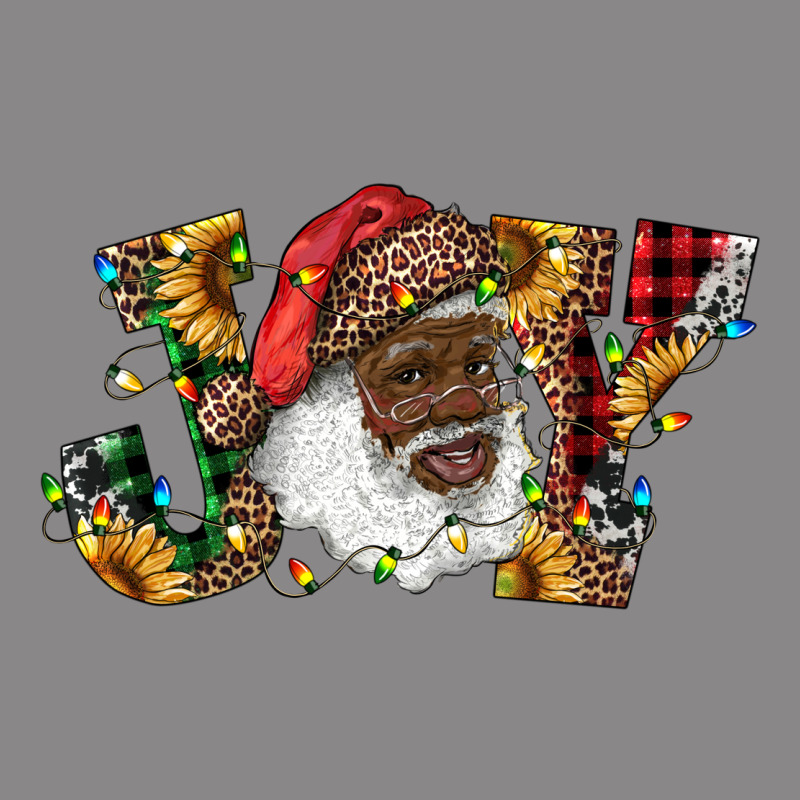 African American Santa Joy With Sunflowers Vintage Tee by RanaPortraitStore | Teevron