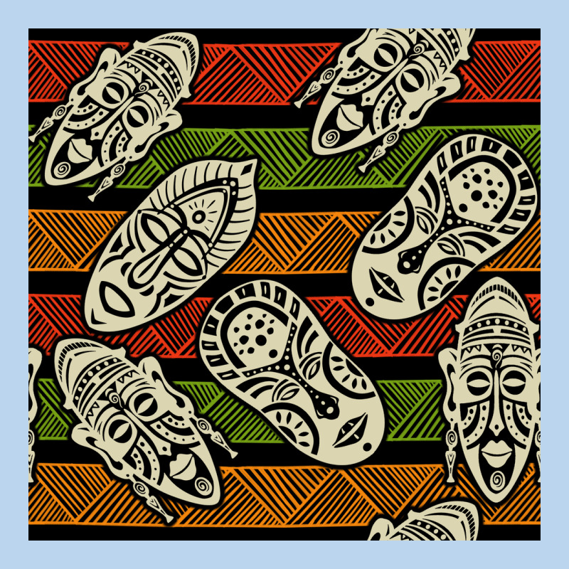 African Mask Seamless Pattern Classic Tee by BundleAndBundleShop | Teevron