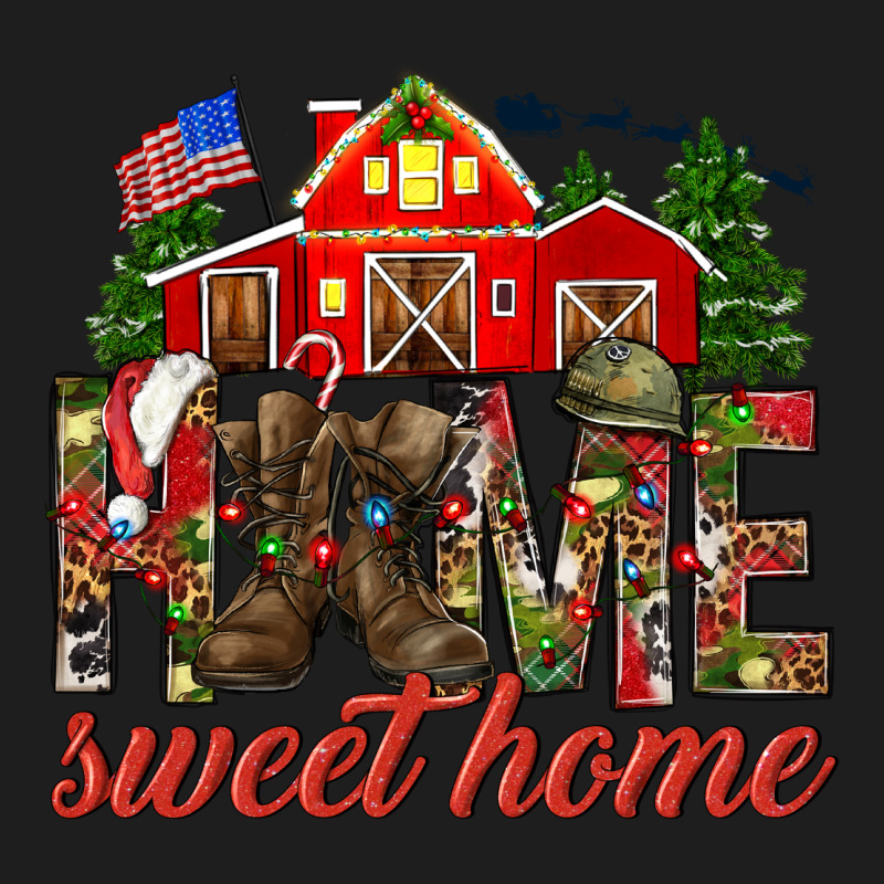 Army Christmas Home Sweet Home Heavyweight Hoodie by NancyCooperArtShop | Teevron