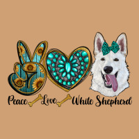 Peace Love White Sepherd Vintage Tee | Teevron