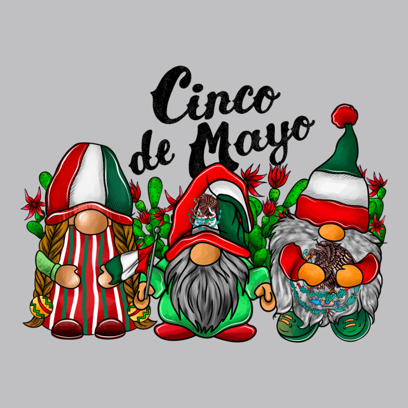 Cinco De Mayo Mexican Flag Gnomes Long Sleeve Tee by RacoonDesign | Teevron