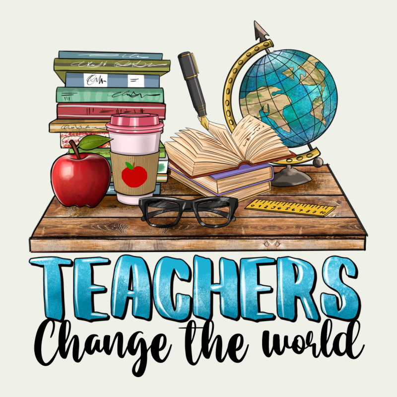 Teachers Change The World Urban Heavy Tee by BarkalooDesign | Teevron