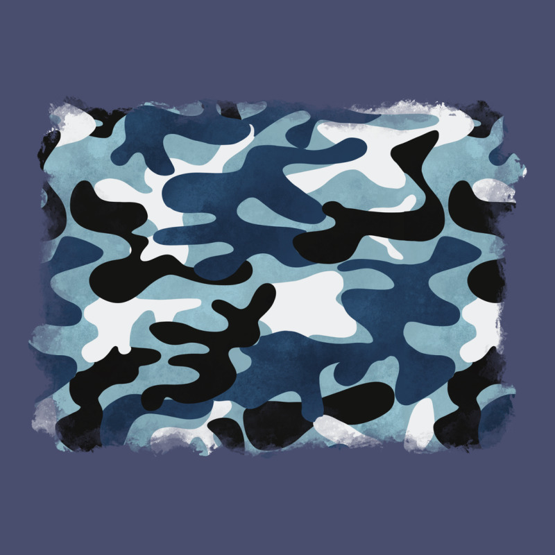 Blue Camouflage Background Vintage Tee by BarkalooDesign | Teevron