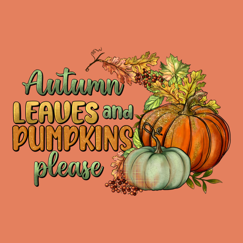 Autumn Leaves And Pumpkins Please Classic Tee by BundleAndBundleShop | Teevron
