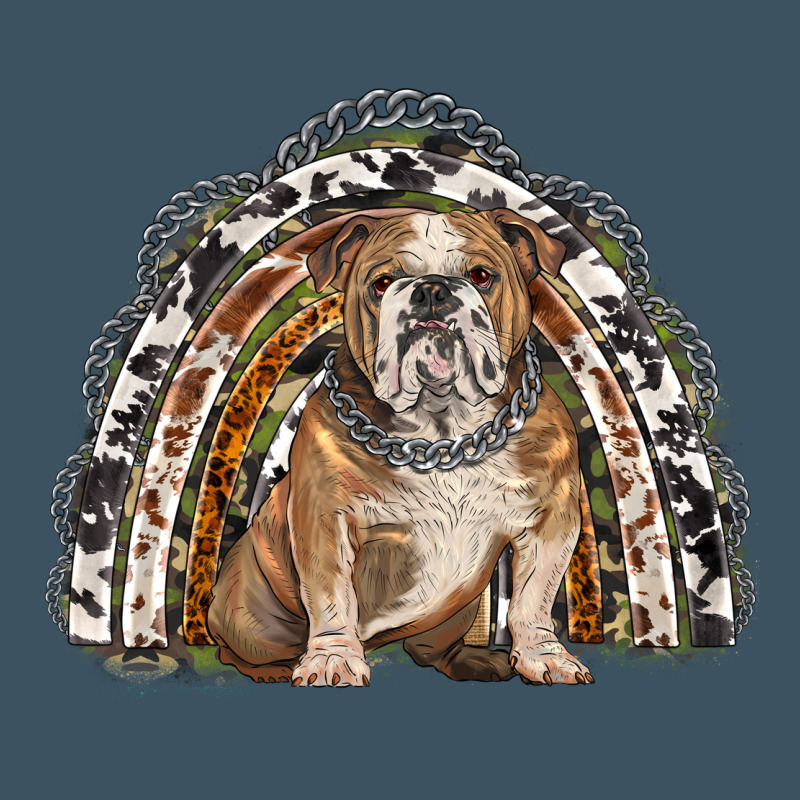 English Bulldog Rainbow Urban Hoodie by BarkalooDesign | Teevron