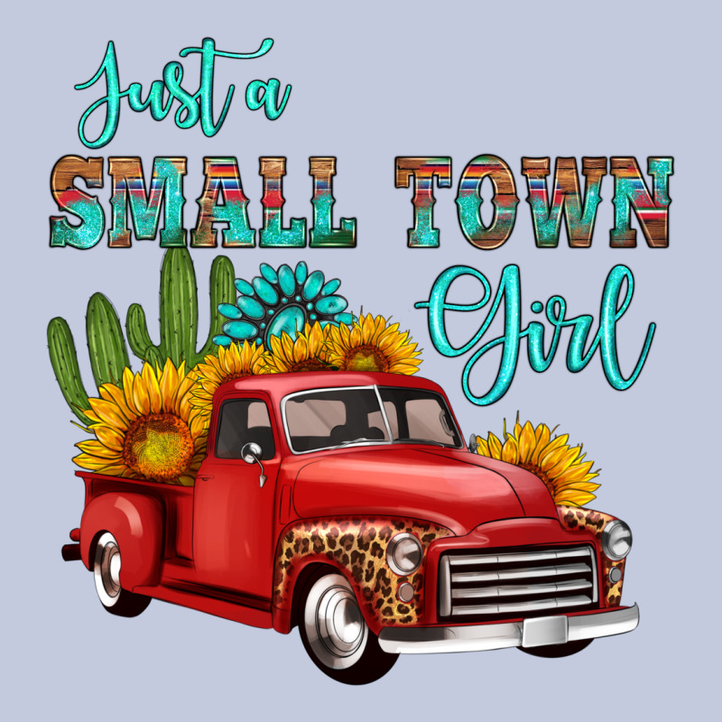 Just A Small Town Girl With Car Long Sleeve Tee by HRA Design Shop | Teevron