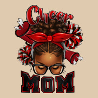 Cheer Mom Afro Messy Bun Heavyweight Sweatshirt | Teevron