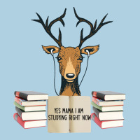 Yes Mama I Am Studying Right Now, Deer Premium Hoodie | Teevron