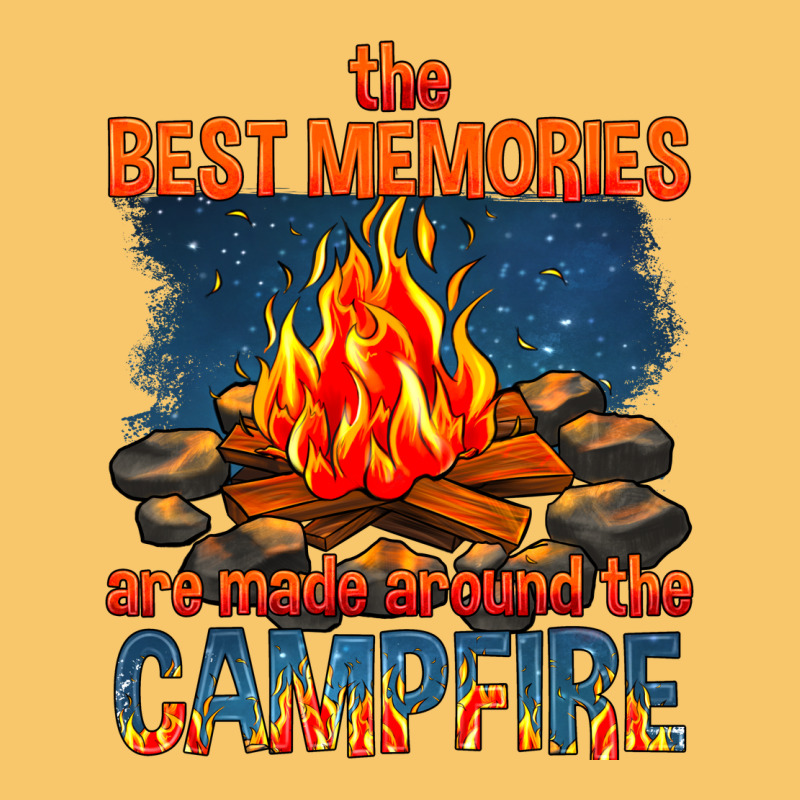 The Best Memories Are Made Around The Campfire Vintage Hoodie by texasbilliewilder | Teevron