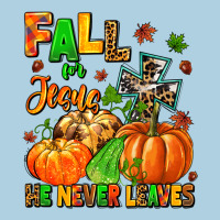 Fall For Jesus He Never Leaves Premium Hoodie | Teevron