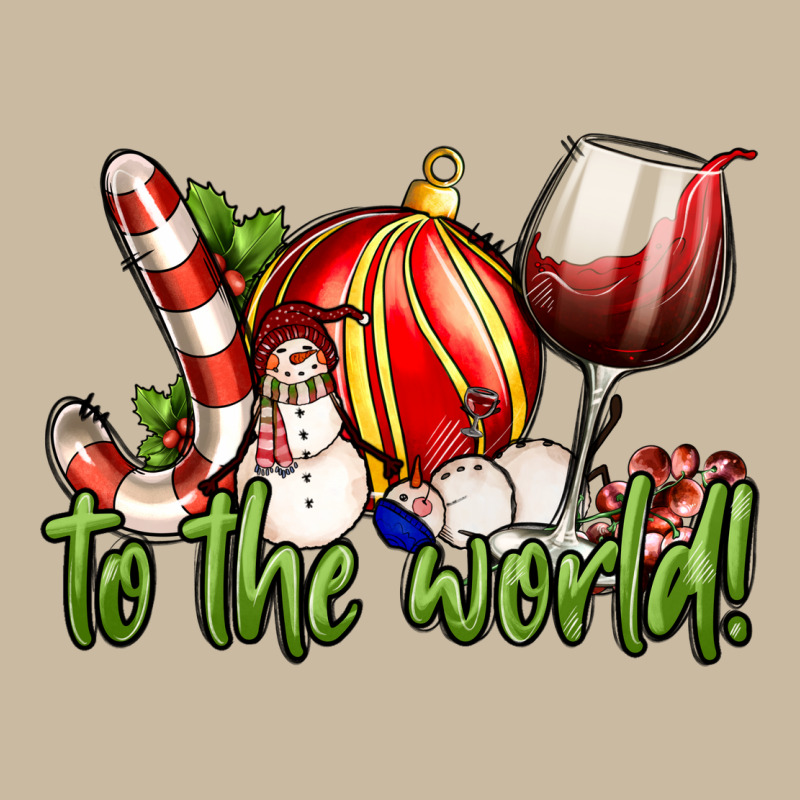 Joy To The World Christmas Wine Long Sleeve Tee by FaDigitalArtStudio | Teevron