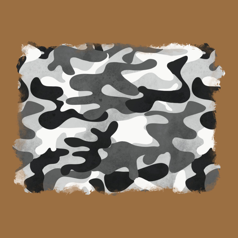 Black And White Camouflage Vintage Tee by BarkalooDesign | Teevron