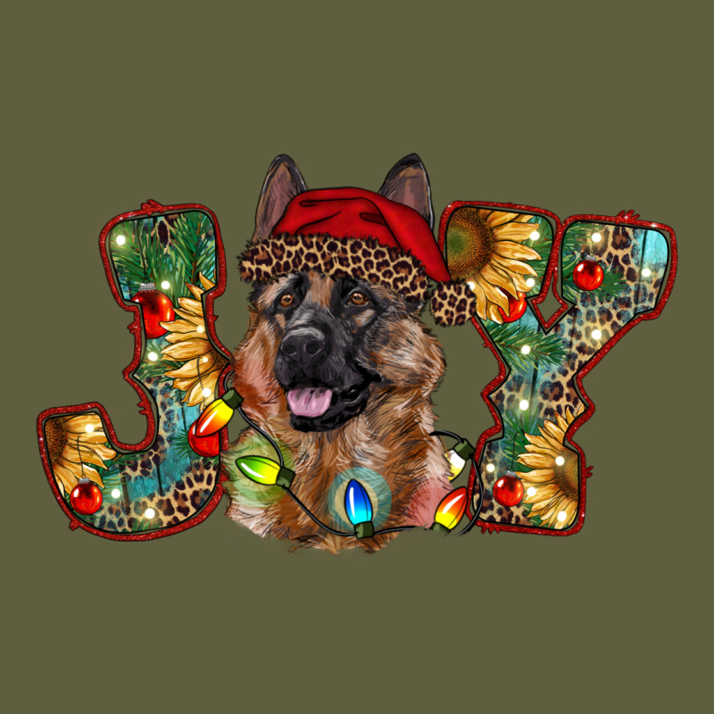 German Shepherd Christmas Joy Vintage Tee by RanaPortraitStore | Teevron
