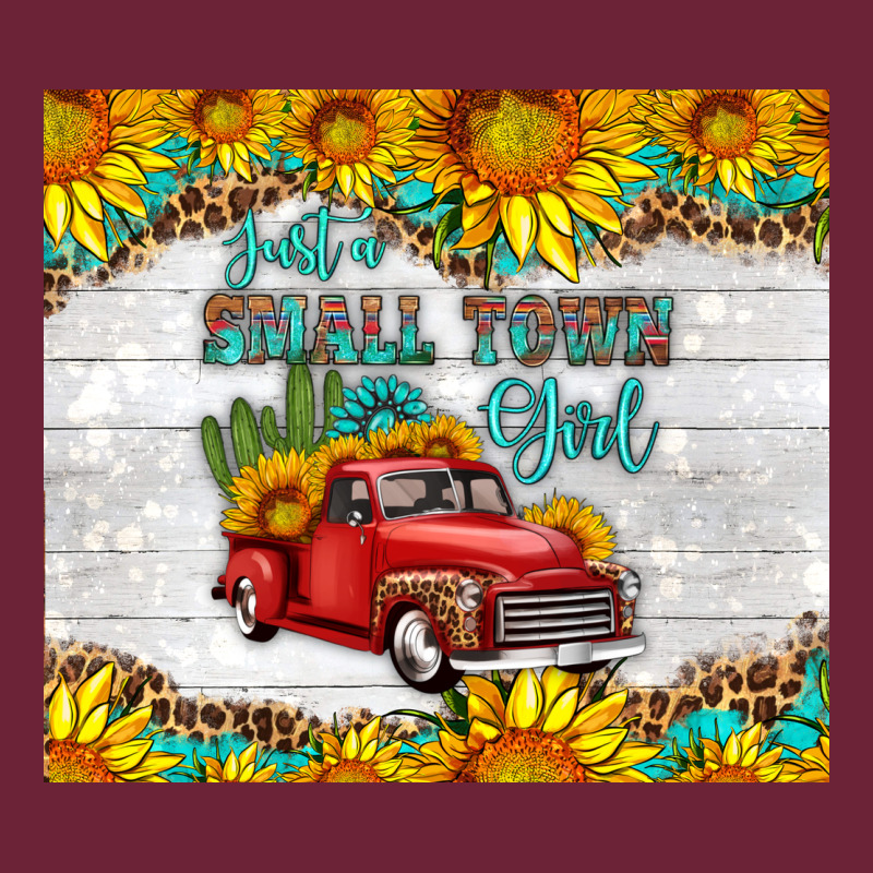 Just A Small Town Girl With Car Long Sleeve Tee by HRA Design Shop | Teevron