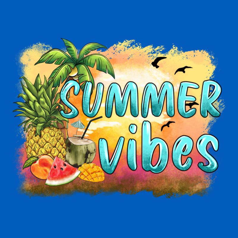 Summer Vibes Sunset And Fruits Urban Hoodie by BarkalooDesign | Teevron