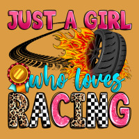 Just A Girl Who Loves Racing Urban Heavy Tee | Teevron