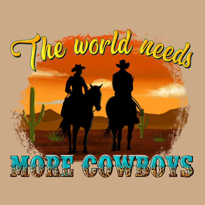 The World Needs More Cowboys Vintage Hoodie by texasbilliewilder | Teevron