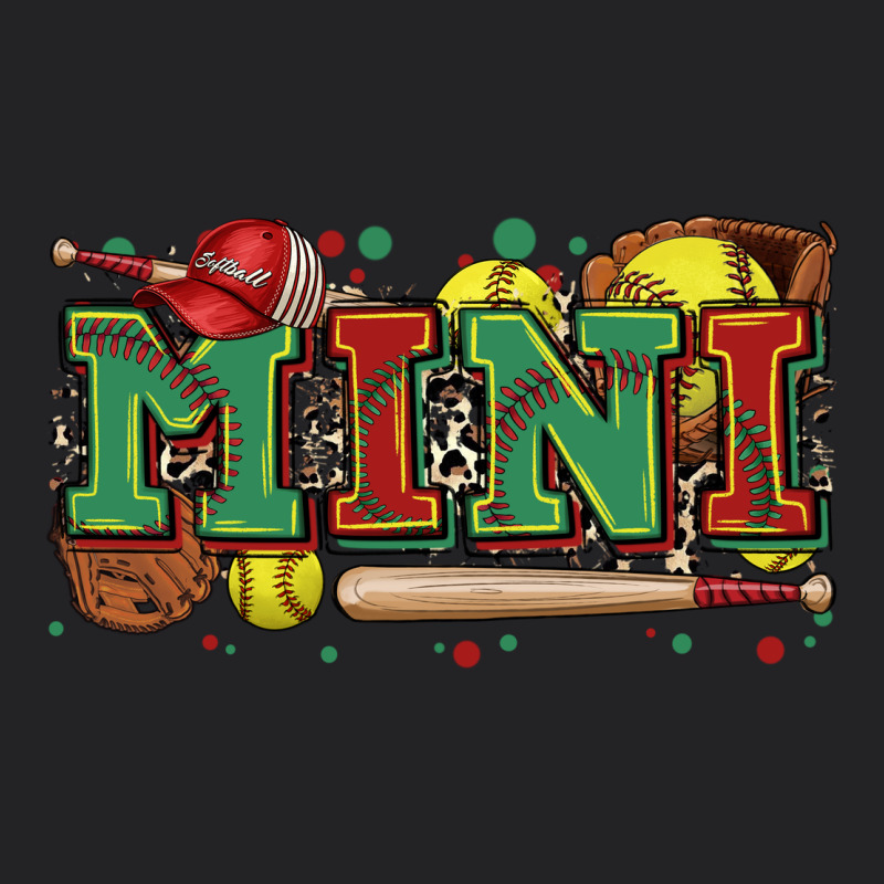 Mini Softball Vintage Tee by Zillion Design Studio | Teevron