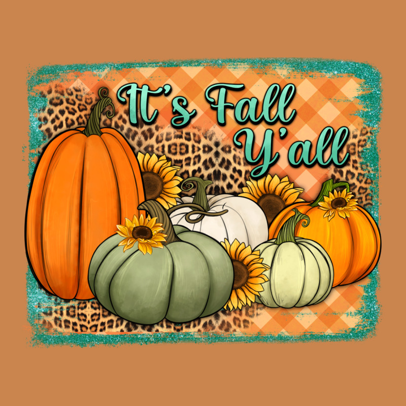 It's Fall Y'all Pumpkins Halloween And Sunflowers Heavyweight Hoodie by Jasminsmagicworld | Teevron