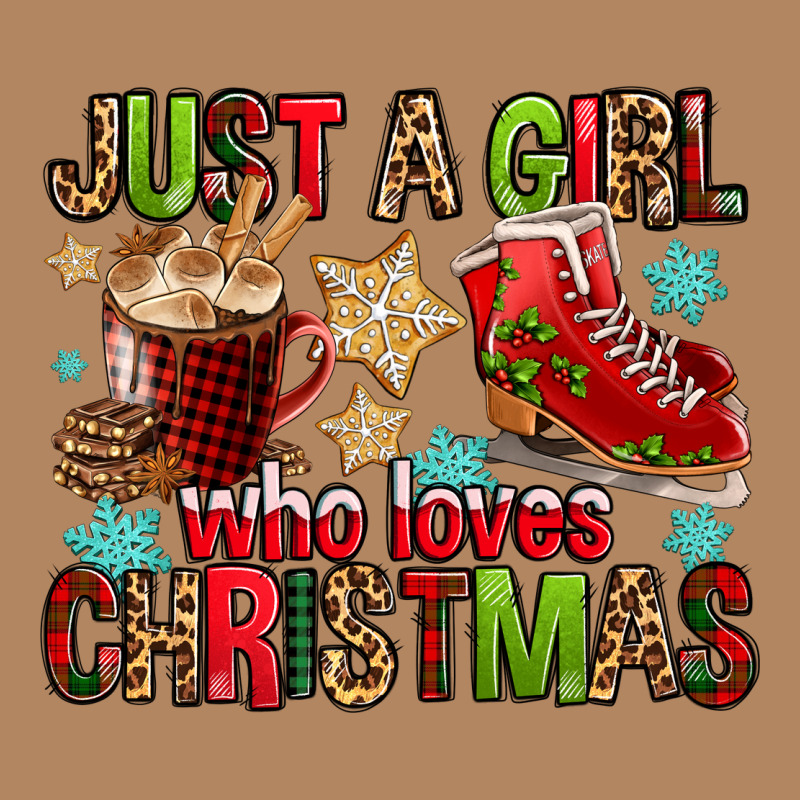 Just A Girl Who Loves Christmas Long Sleeve Tee by FaDigitalArtStudio | Teevron