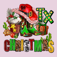 Tx Christmas Cowgirl Ladies Tee | Teevron