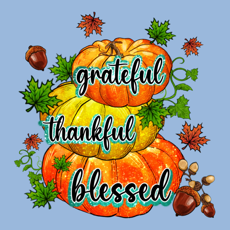 Grateful Thankful Blessed Premium Hoodie by MaliasSmallBusiness | Teevron