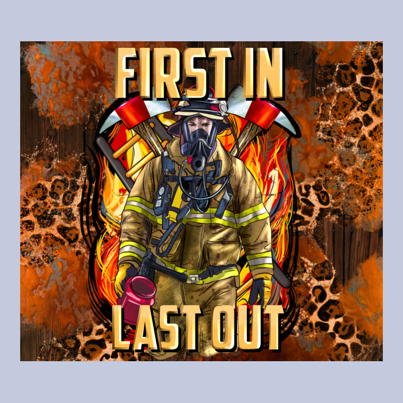 First In Last Out Firefighter Long Sleeve Tee by AdoDesignShop | Teevron