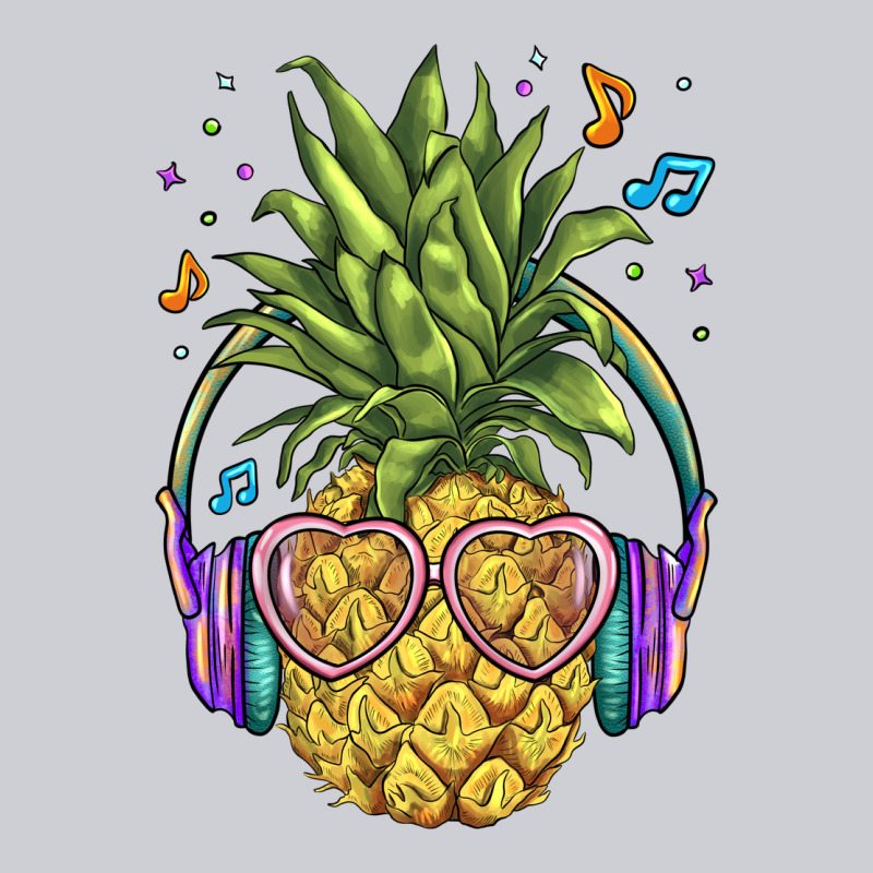 Pineapple With Headphone Urban Hoodie by BarkalooDesign | Teevron