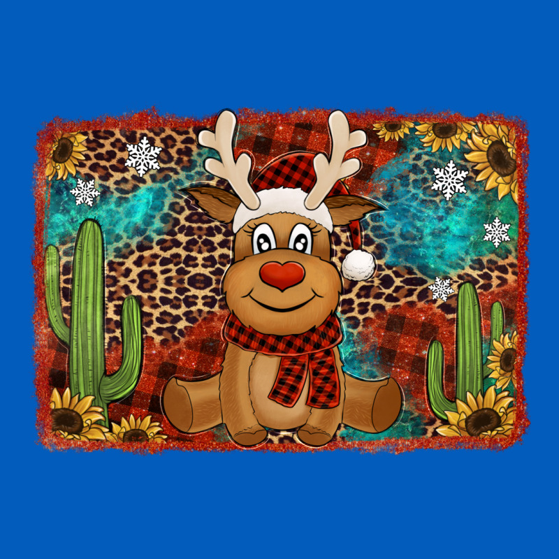 Western Christmas Reindeer With Background Urban Hoodie by Jasminsmagicworld | Teevron
