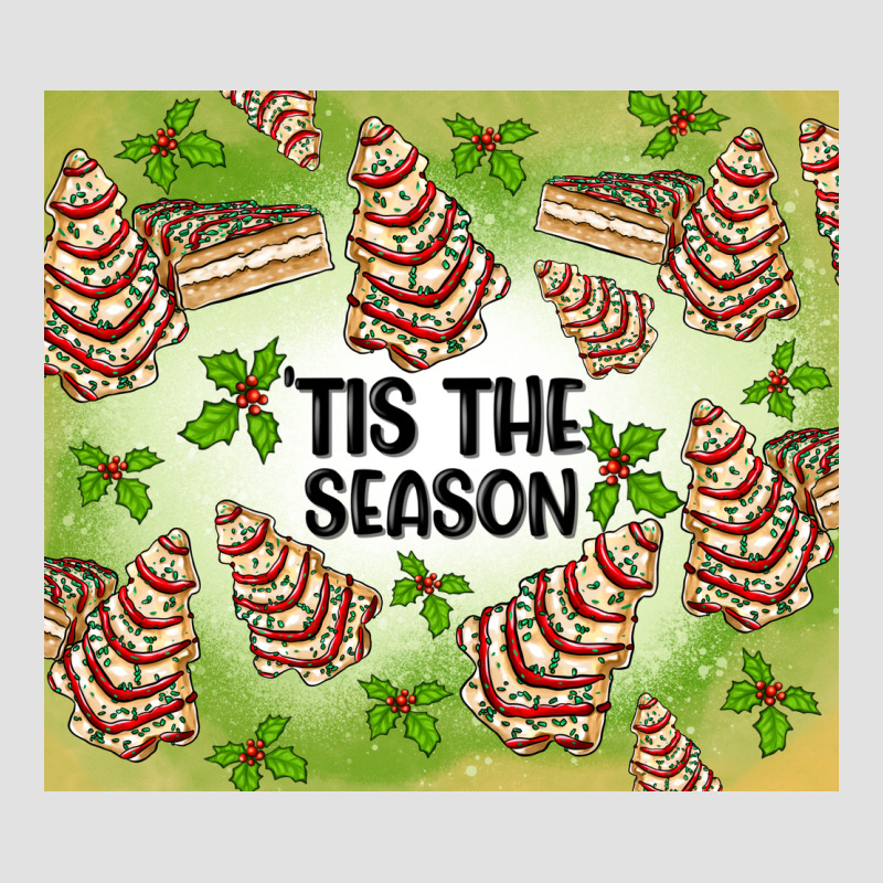 Tis The Season Christmas Tree Cake Premium Hoodie by MaliasSmallBusiness | Teevron