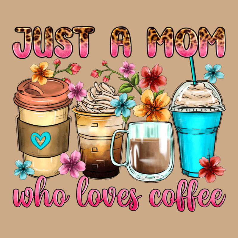 Just A Mom Who Loves Coffee Vintage Hoodie by Zillion Design Studio | Teevron