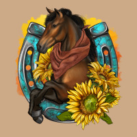 Western Horse With Horseshoe Vintage Hoodie | Teevron